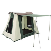 overview of the prota cabin tent - white duck outdoors