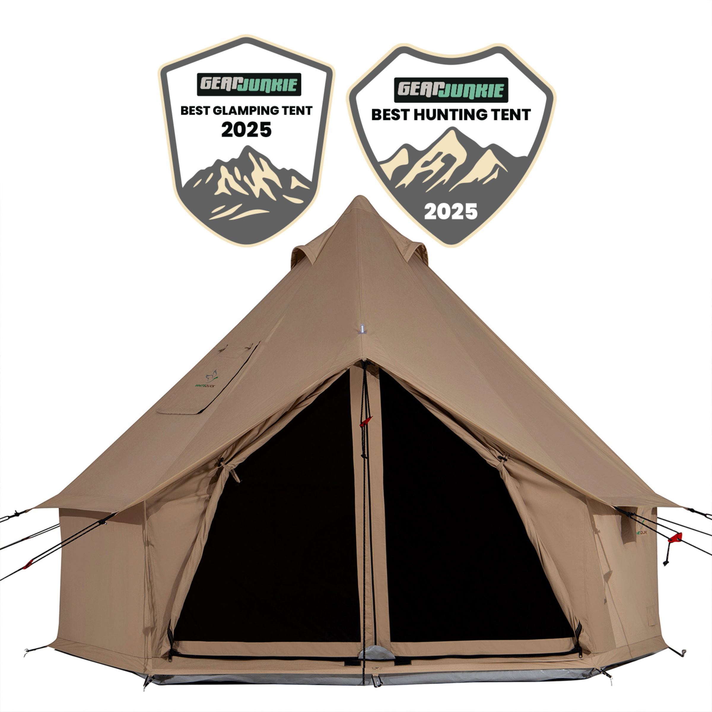White Duck 10' Regatta Bell Tent Water Repellent / Sandstone Beige