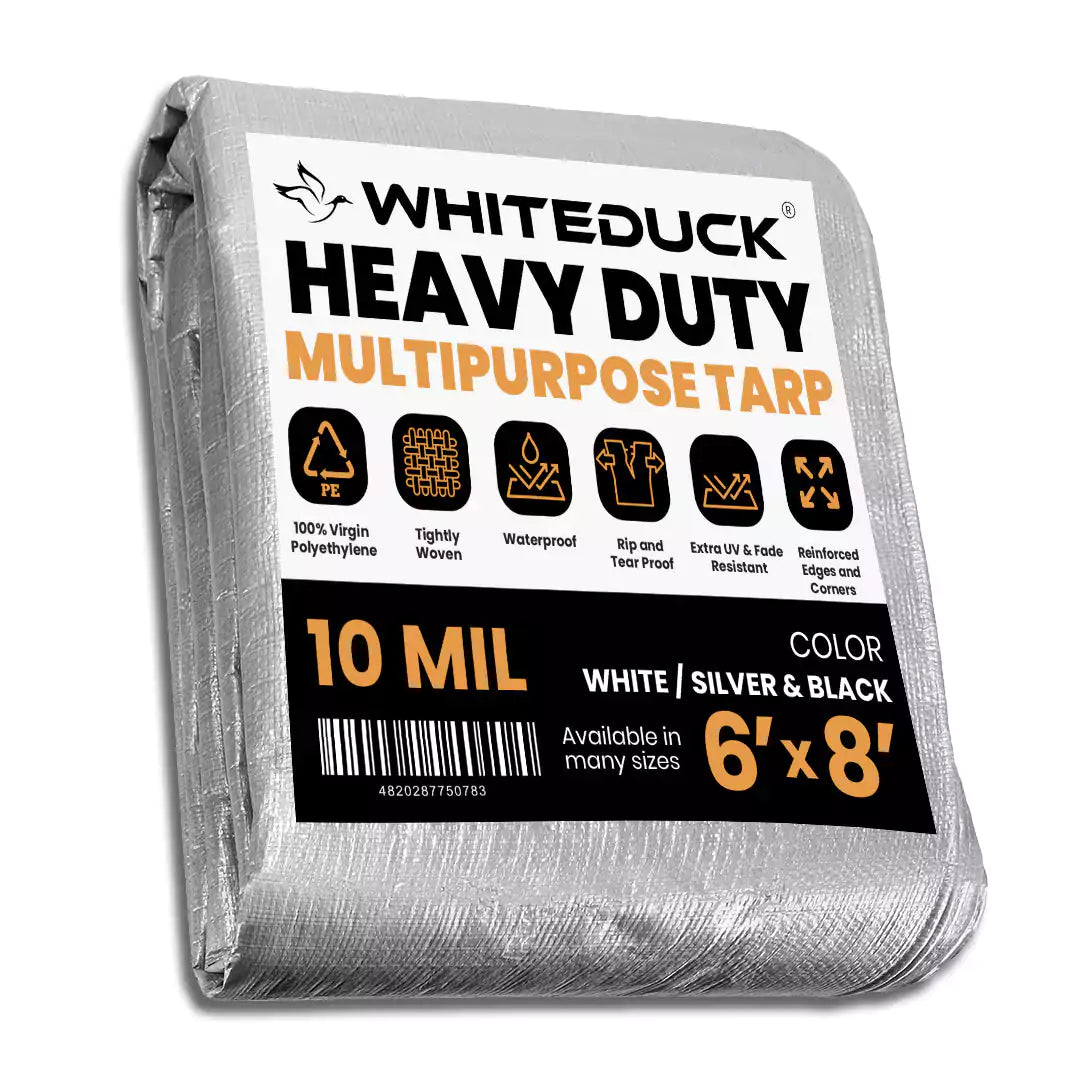 Heavy Duty Poly Tarp 10 mil - White - Preview Img