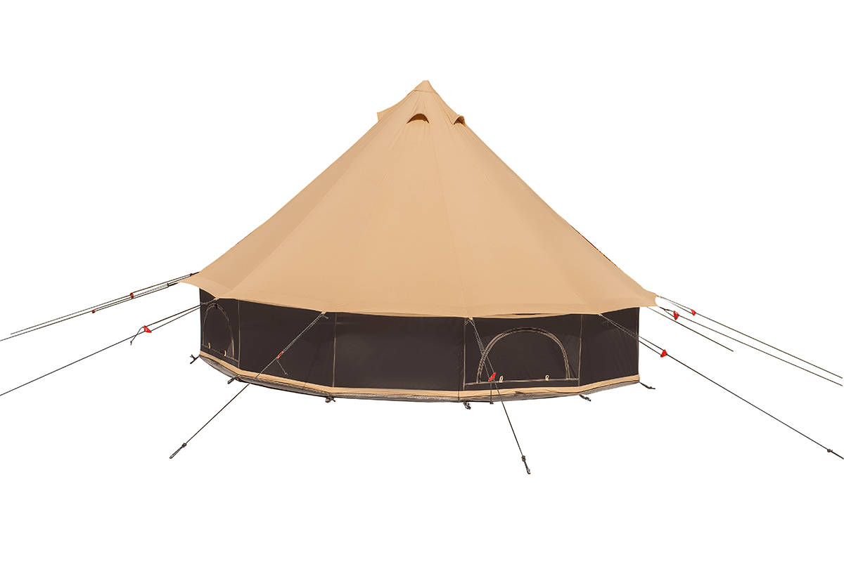 Regatta 360 tent back view