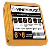 Tan oz. 100  Cotton Canvas Tarp 6x8