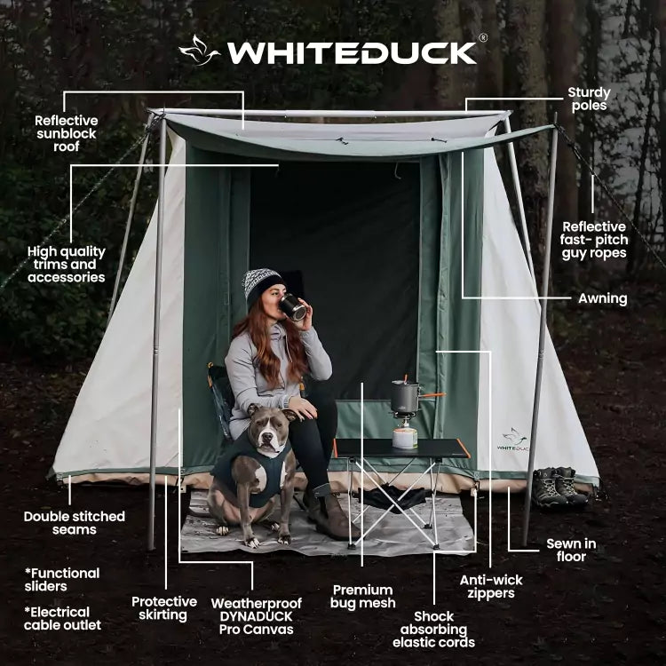 features of prota tent deluxe 7x9