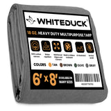 grey 18 oz. 100 Cotton Canvas Tarp 12x12