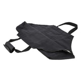 Boat-Shape-Log-Carrier-black-flat-on-ground