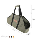 Boat-Shape-Log-Carrier-Olive-size-chart