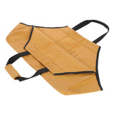 Boat Shape Log Carrier tan flat on ground