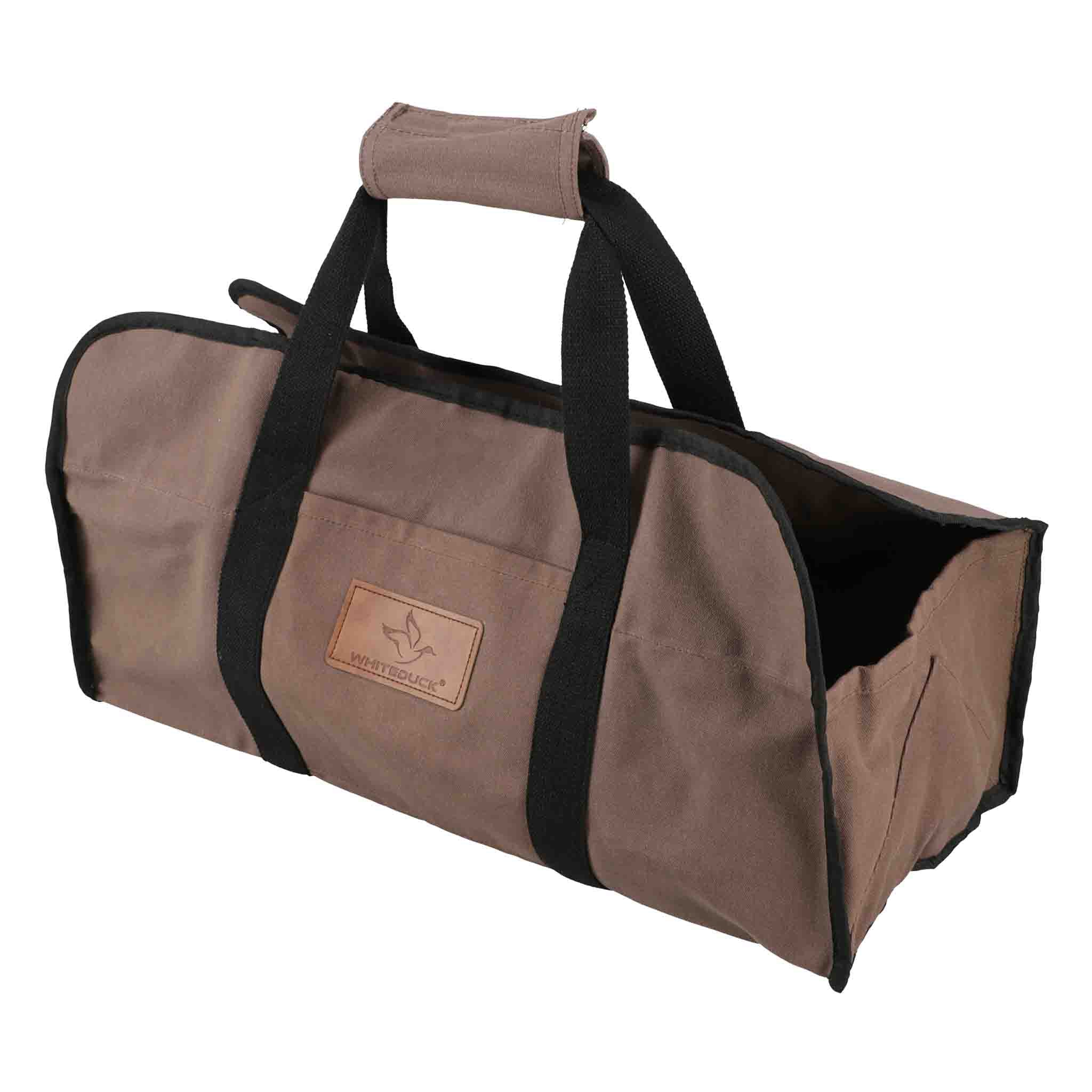 Tote-Shape-Canvas-Firewood-Log-Carrier-brown-main-image