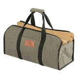 tote shape log Carrier olive