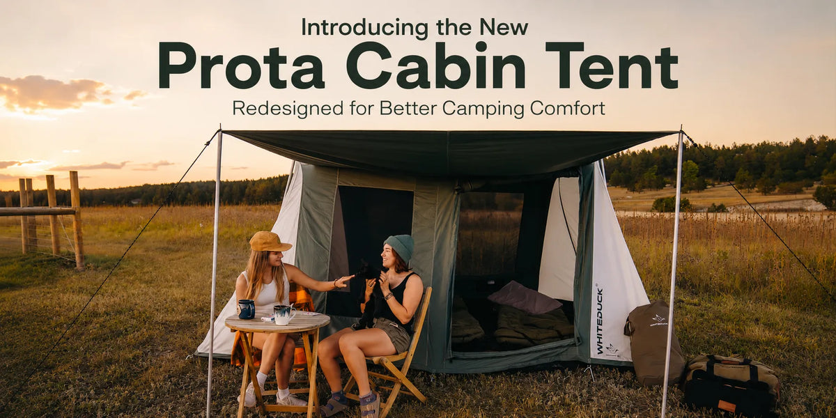 White Duck Launches Redesigned Prota Canvas Cabin Tent White Duck Launches Redesigned Prota Canvas Cabin Tent