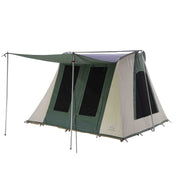 overview of the prota cabin tent - white duck outdoors