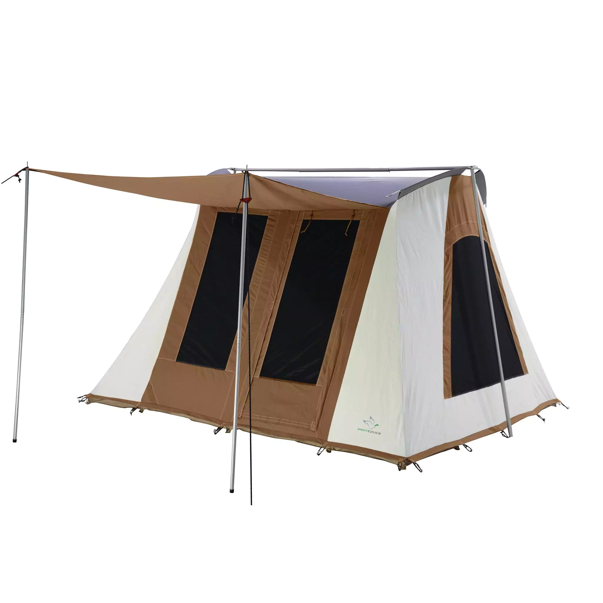 prota canvas deluxe 10x10 tent - side view
