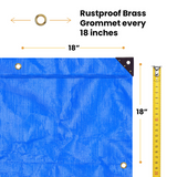 16’ x 20’ Super Heavy Duty Poly Tarp