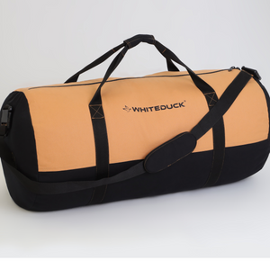 Filios Canvas Duffel Bag - Black & Tan