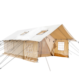 Alpha Wall Tent - 10' x 12' , Extended Flysheet & Porch (Fire Water repellent)