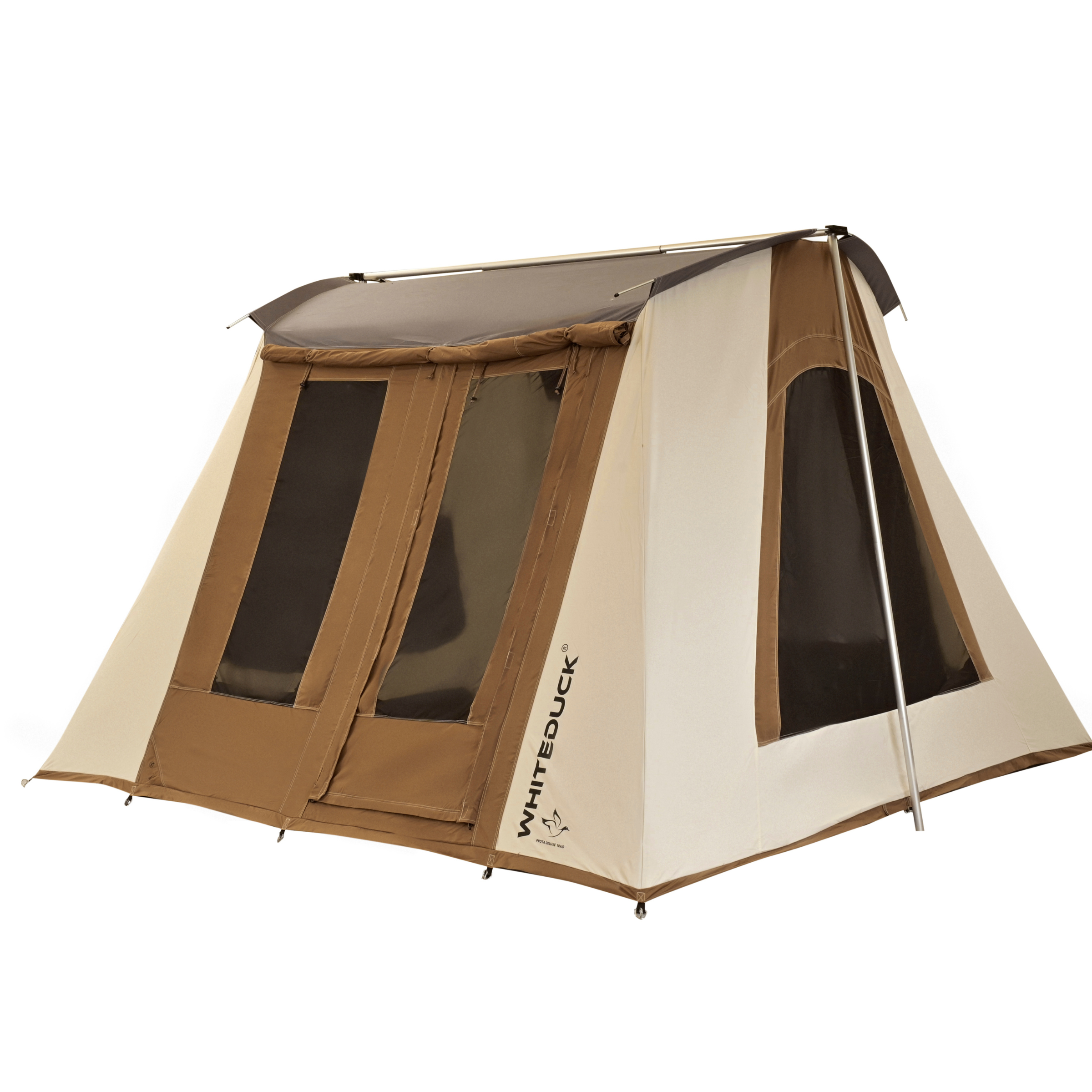 deluxe tent 10'x14' Prota Canvas Tent Desert Red | All-Season Camping & Glamping Tent for Families