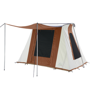 7'x9' Prota Canvas Cabin Tent, Deluxe - Desert Red