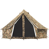 Regatta Bell Tent - Realtree Edge main frontal picture with mesh closed