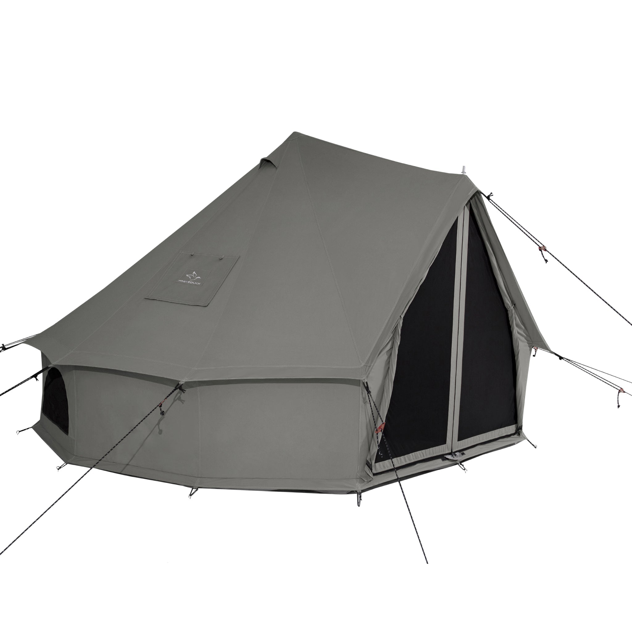regatta tent White Duck 13' Regatta Bell Tent Fire Water Repellent / Forest Green