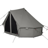 Regatta bell tent boulder grey side view