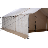 alpha wall tent canvas porch side angle image