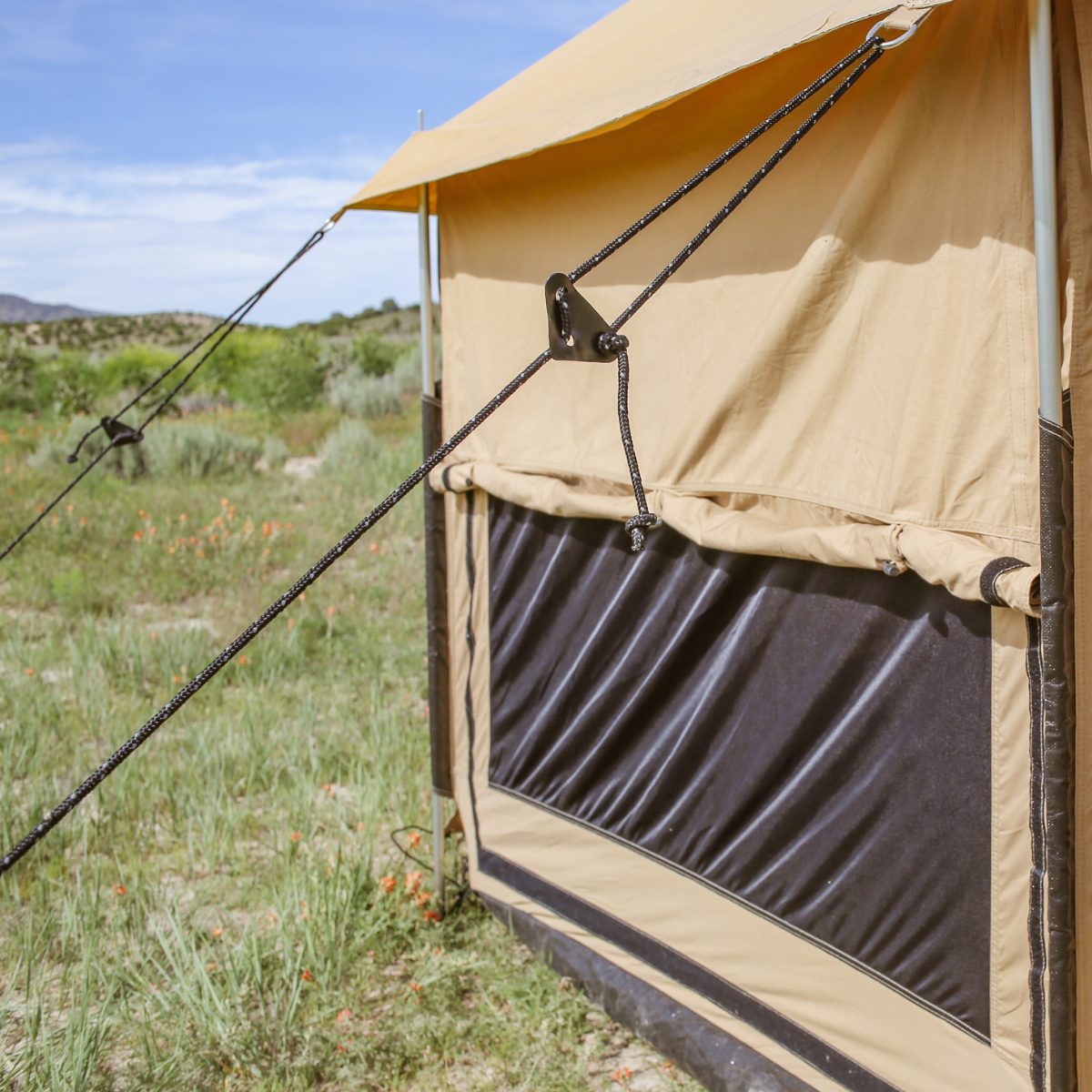 tent met stahoogte 180 cm 18' Altimus Bell Tent