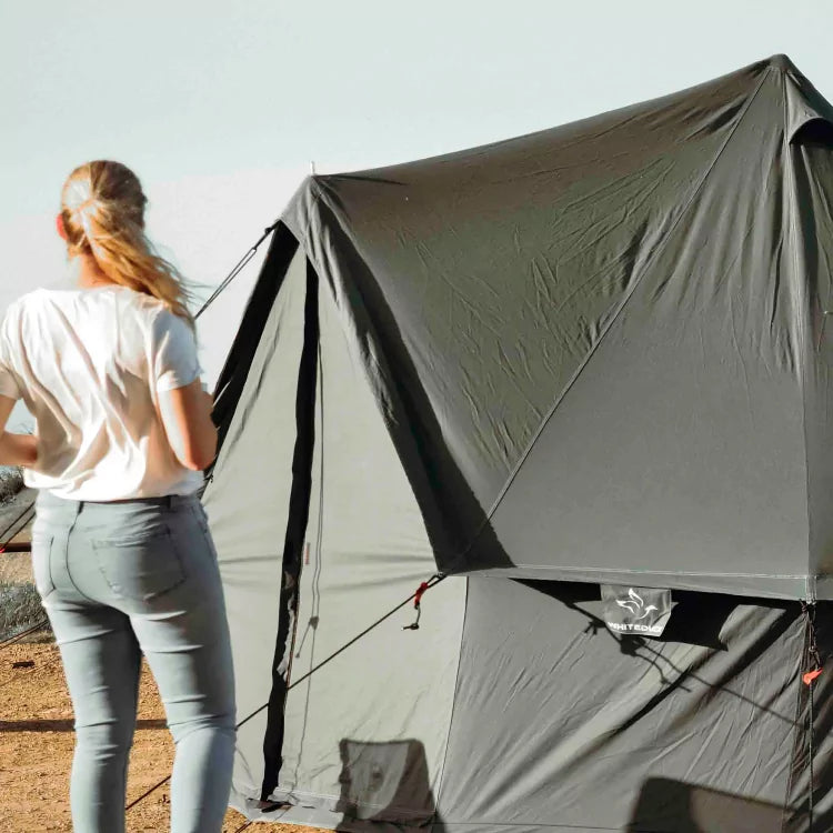 standing tents White Duck 10' Regatta Bell Tent Water Repellent / Sandstone Beige
