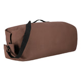 Hoplite Canvas Top Load Bag brown color on its side