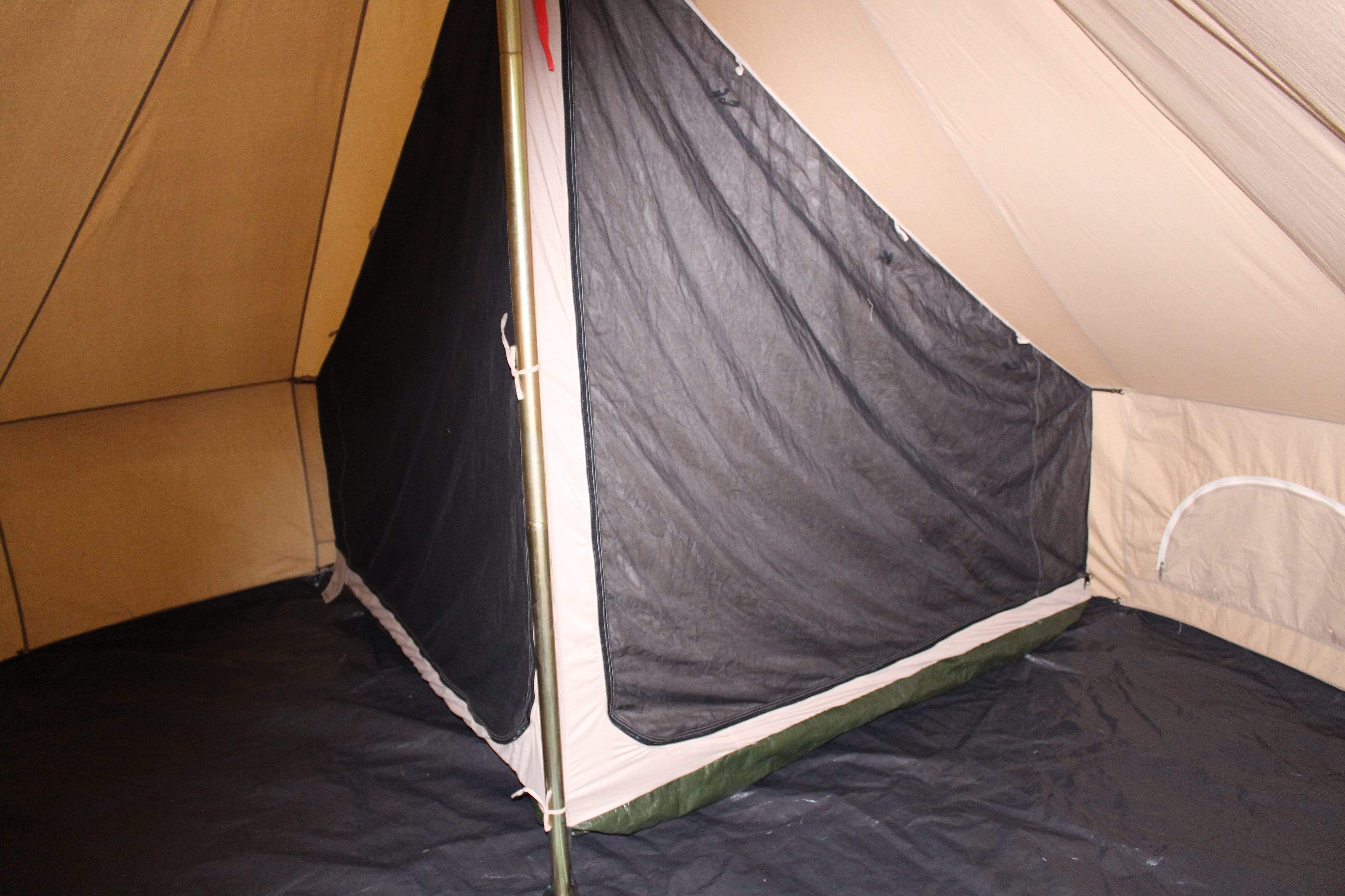 Quarter 1/4 Inner Tent | Canvas Bell Tent Accessories | Inner Room - White Duck Outdoors