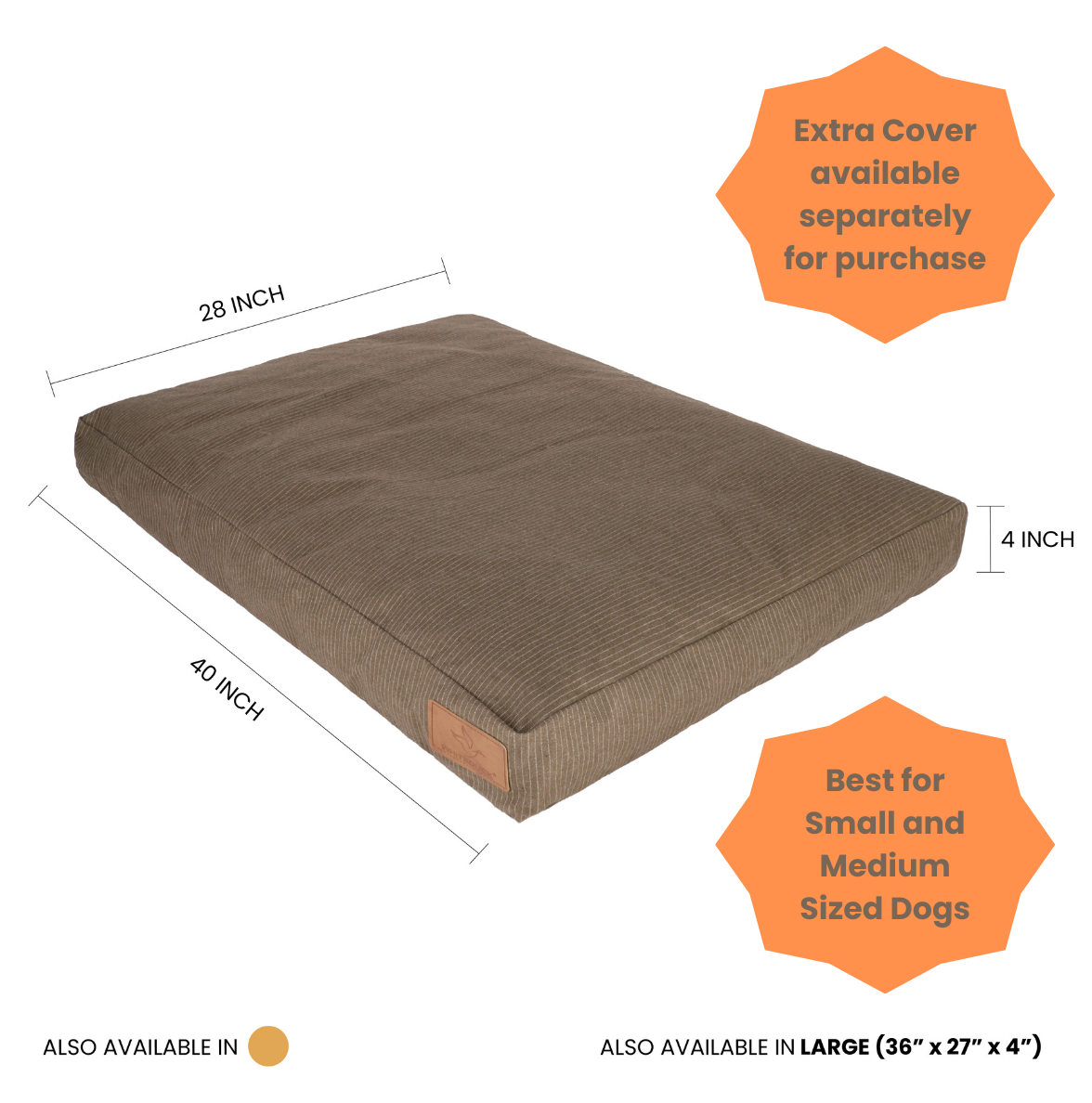 Dog Bed White Duck Outdoors