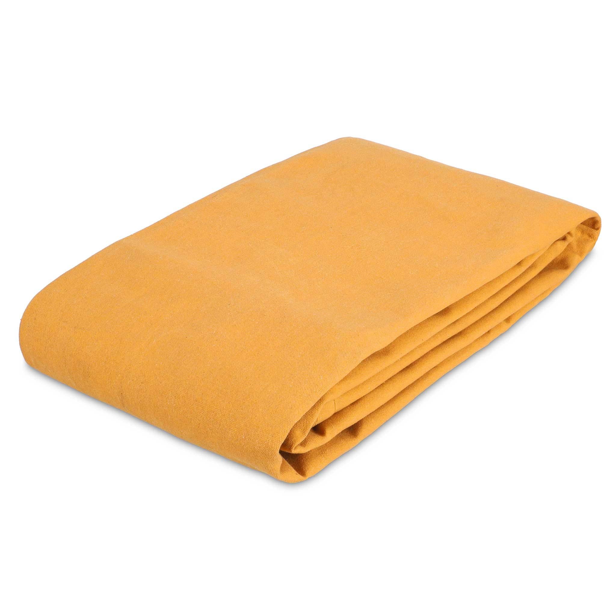 linen tarp 18 oz. 100% Cotton Canvas Tarp 12' x 12' / Brown