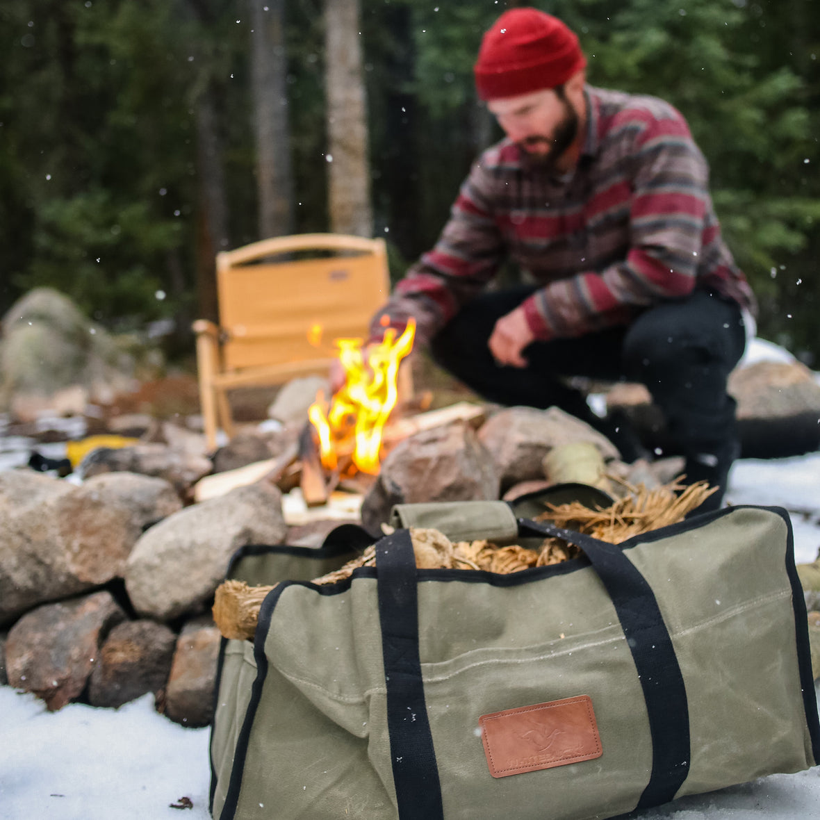 Tote-Shape-Log-Carrier-olive-outdoors