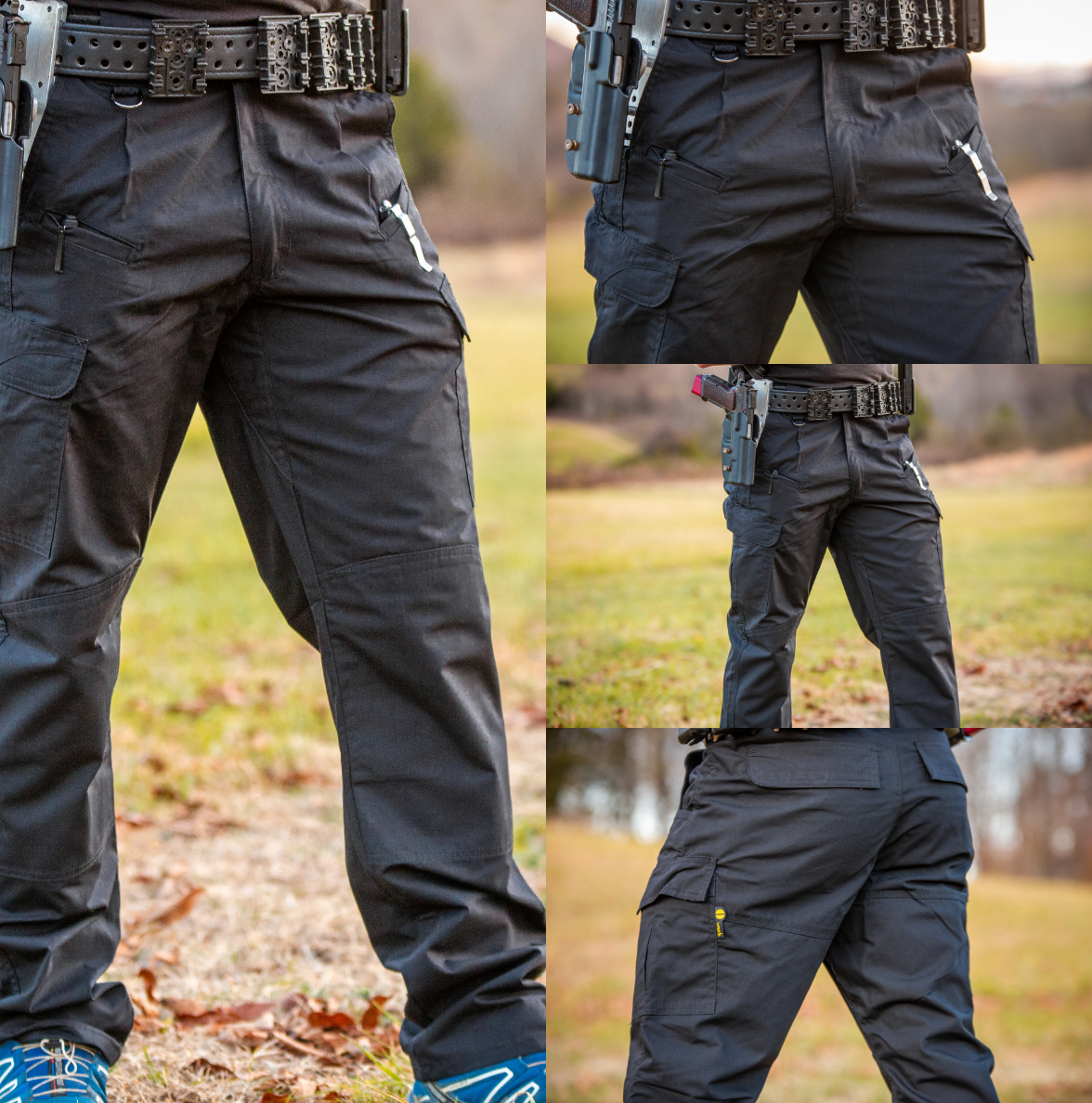 Men's Tactical Breathable Outdoor Hiking Trousers Waterproof Multi Pocket  Cargo Pant