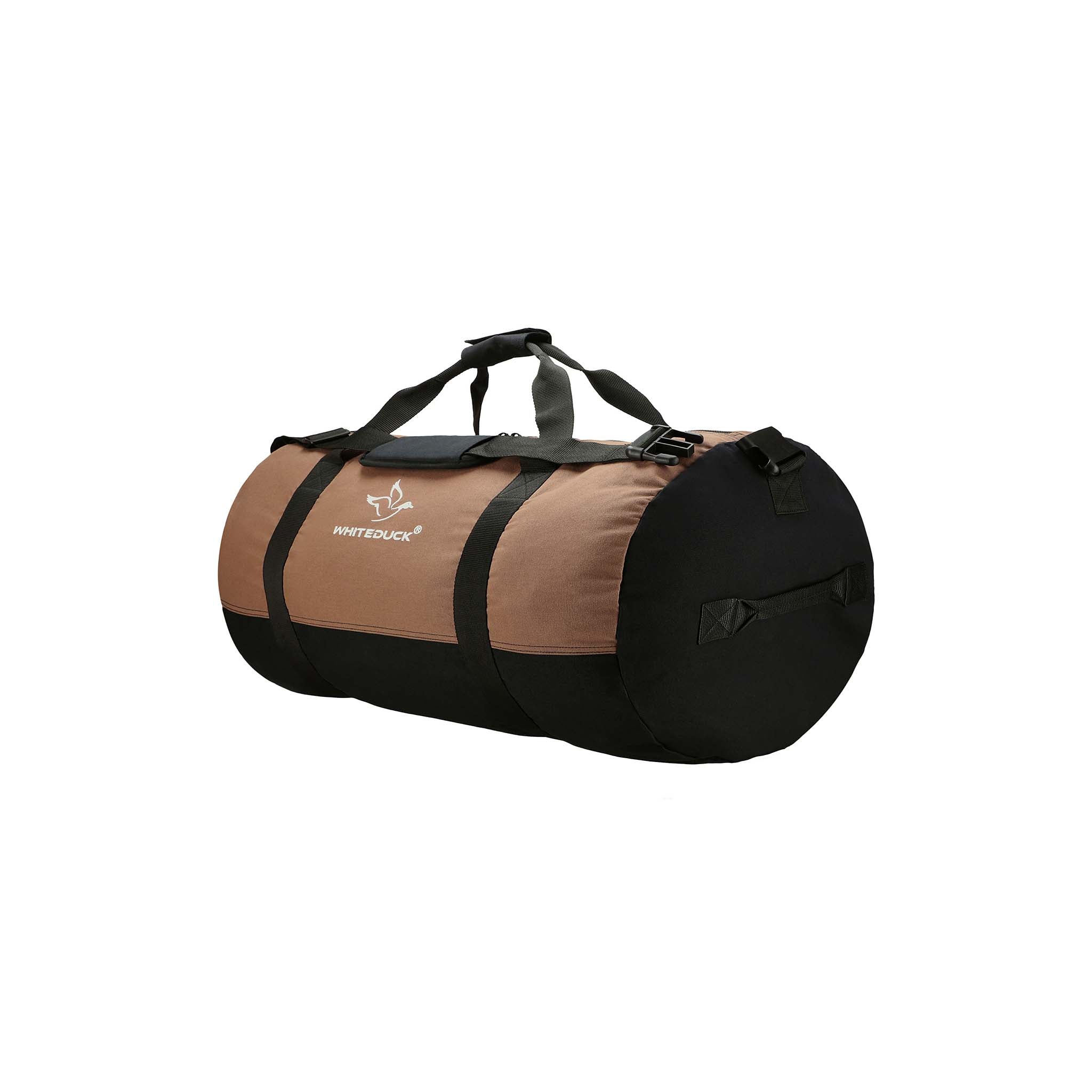  WHITEDUCK Heavy Duty Canvas Duffel Bag for Men and Women -  Foldable Military Army Style Duffel Bag, with Full Length Zipper- Outdoors