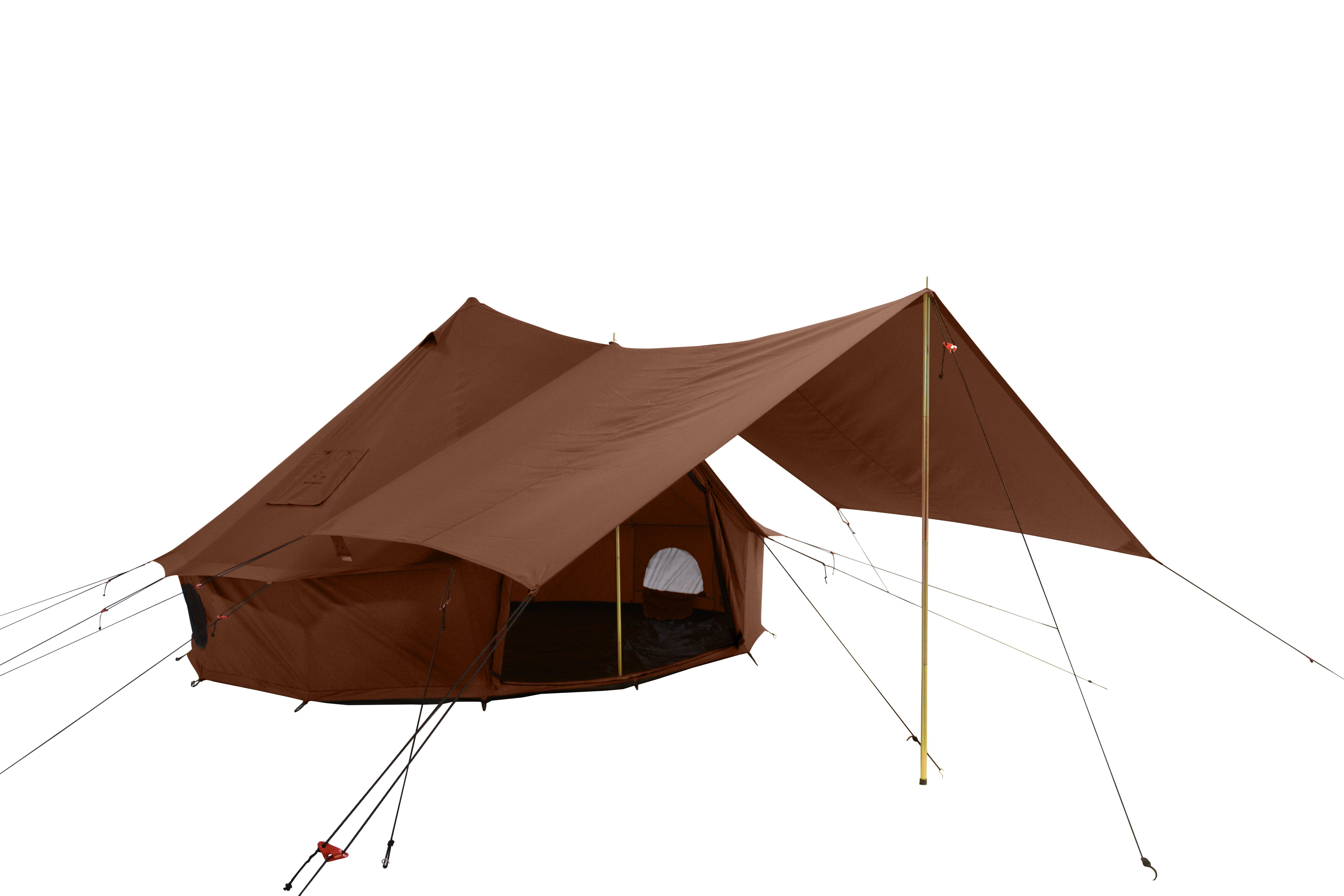 Awning for Bell tents Avalon Awning / 13'/16'/20'/23' / Natural White