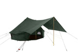 forest green bell tent awning set with forest green regatta bell tent